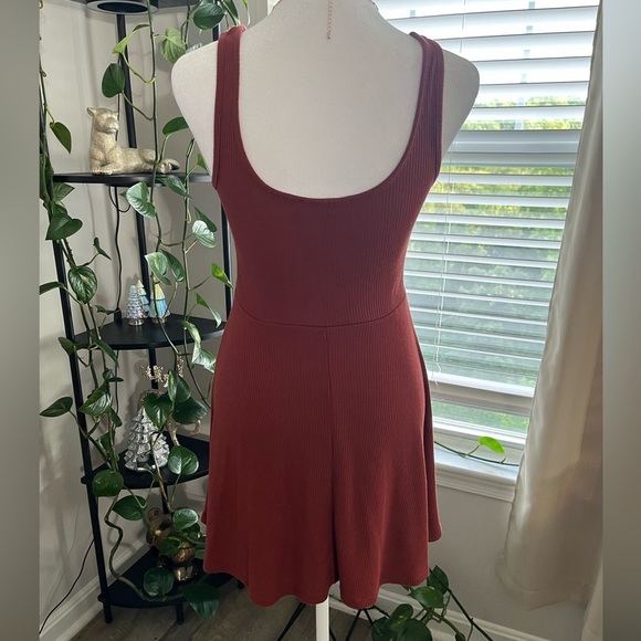 Forever 21 Ribbed Rust Mini Dress - Picture 3 of 4